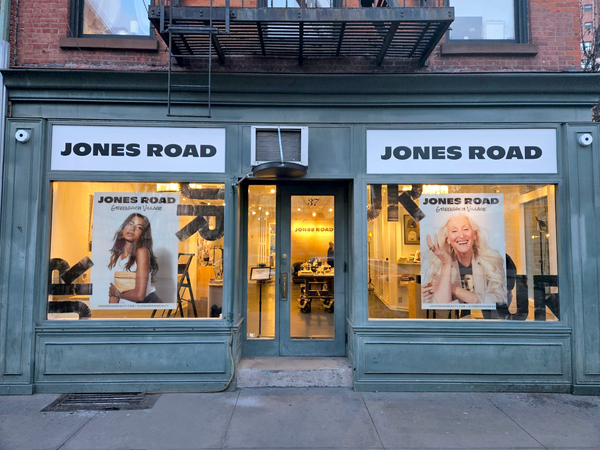 The Jones Road storefront in Greenwich Village, NY